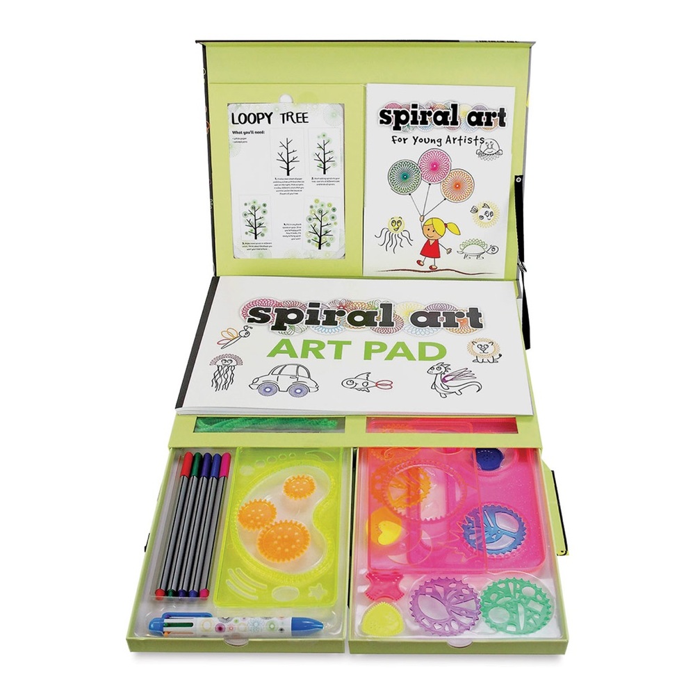 Spiral art young adult art project for kids brand new